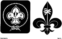 A coloring page of logos worldwide